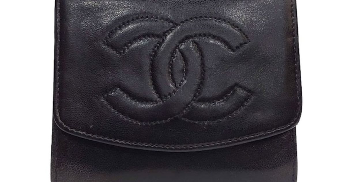 CHANEL ヴィンテージ シャネル ココステッチ ホック式 コイン