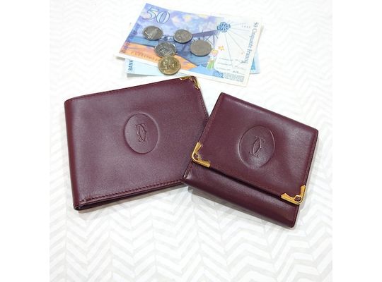 ヴィンテージ カルティエ マストライン 札入れ＆コインケース