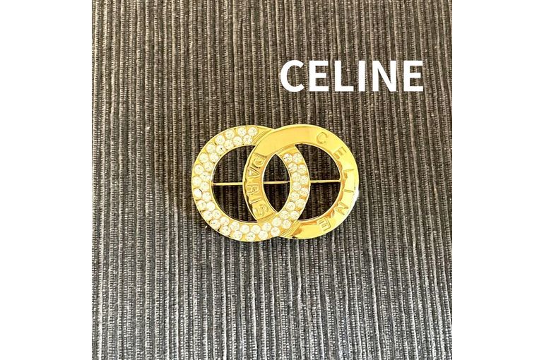 セリーヌ カフスリンクス リボンモチーフ ゴールド 2024.12.7 CELINE