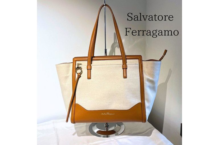【SALE中】2025限定色！ガンチーニ 2025.6.6 フェラガモ エイミー トートバッグ ショルダーバッグ