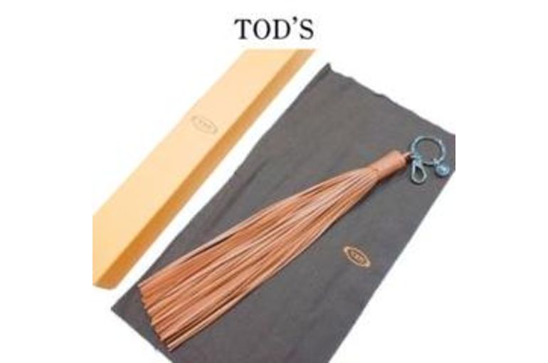 Tod's トッズ　キーホルダー バッグチャーム フリンジ タッセル 美品 Tod's トッズ キーホルダー バッグチャーム フリンジ タッセル