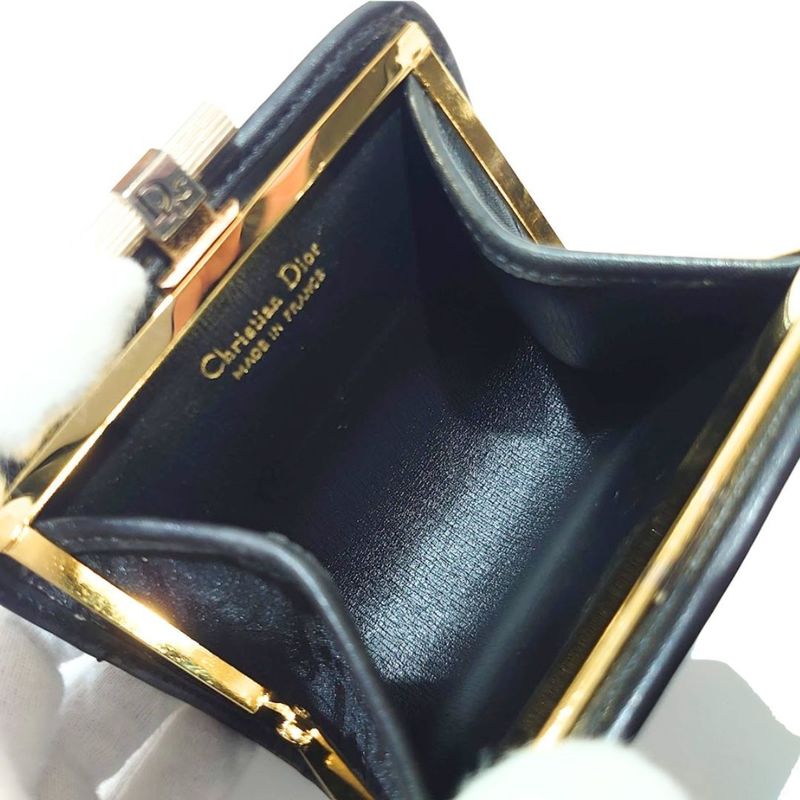 Christian Dior クリスチャン ディオール CD がま口 財布 小銭